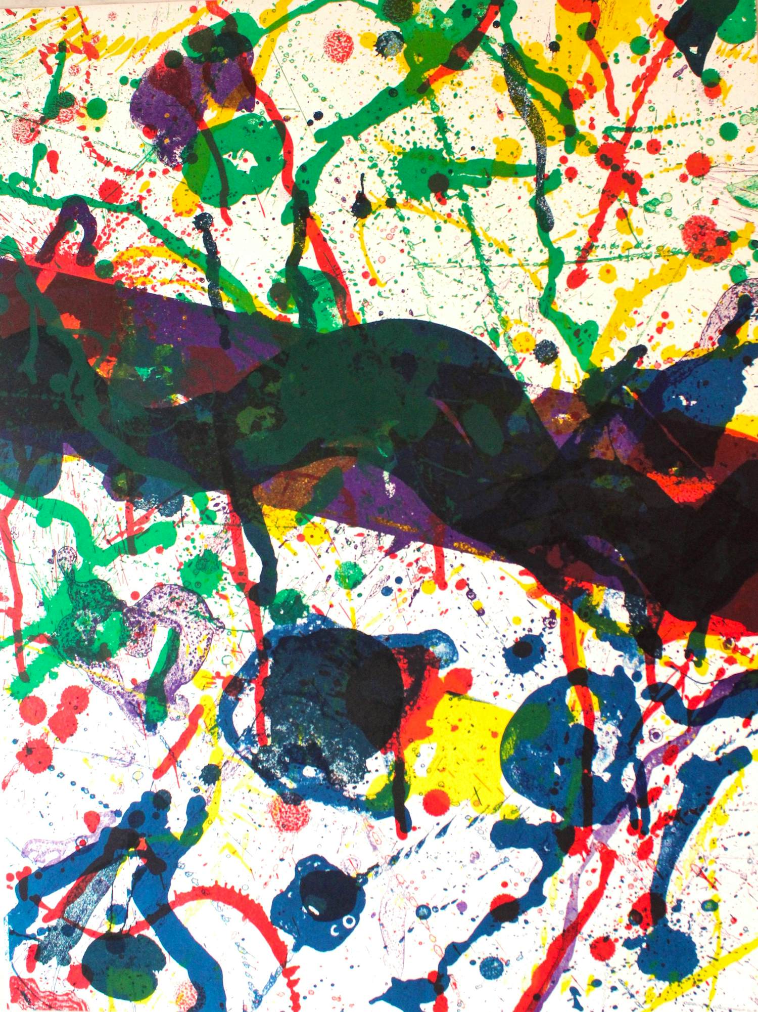 Sam Francis - "Poèmes dans le ciel" 1986 - Lithographie auf Rives-Velin kopen? Bied vanaf 120!