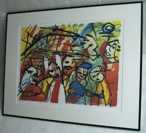 Herman Brood - Ingelijste zeefdruk , ArenA Amsterdam , Ajax – met certificaat – 71 x 91 cm kopen? Bied vanaf 250!