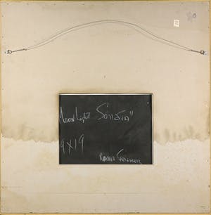 Niet of onleesbaar gesigneerd - Olieverf op papier, Moonlight Sonata - Ingelijst kopen? Bied vanaf 1!
