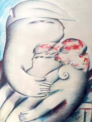 Jorg Reme - Lithografie, Ingelijst kopen? Bied vanaf 40!