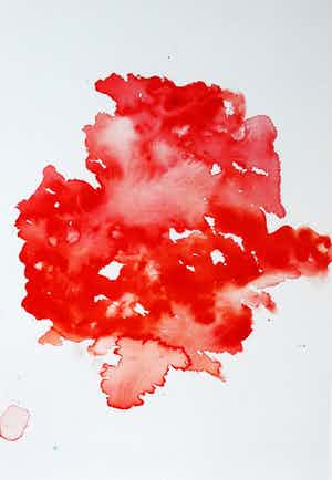 Armando - Giclee: Komposition in Rot - 2015 verkocht voor € 129!