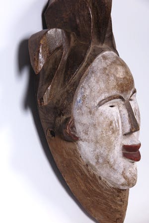 Tsogho - Houten masker met gestyleerde vogels kopen? Bied vanaf 1!