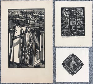 Jos Hendrickx - Lot van 7 houtgravures 1941-1968 - Gesigneerd kopen? Bied vanaf 1!