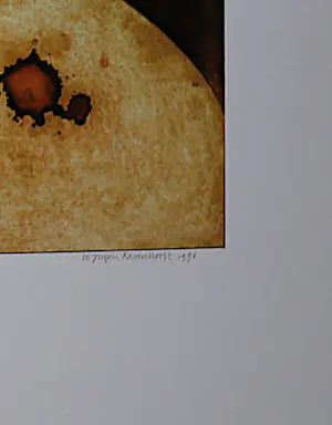 Jurjen Ravenhorst - In zeer goede staat verkerende zeefdruk "nachtgebouw" - oplage 300 ex kopen? Bied vanaf 29!