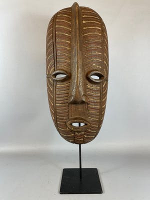 Songye - 211027 - Tribal used African Songye Kifwebe mask - Congo. kopen? Bied vanaf 45!