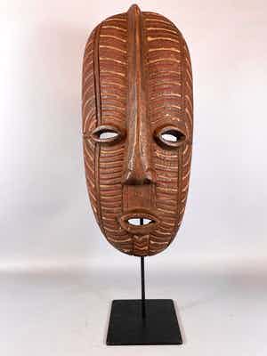 Songye - 211027 - Tribal used African Songye Kifwebe mask - Congo. verkocht voor € 45!