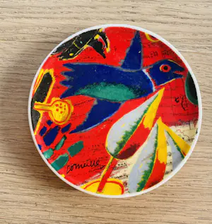 Corneille - de Vuurvogel, bord + onderzetters kopen? Bied vanaf 30!