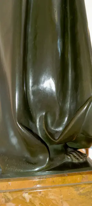 Edmond Lefever - La joueuse de mandoline kopen? Bied vanaf 950!