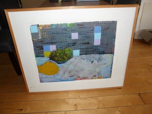 Cees Dolk - Zeefdruk. Titel, " Dish 4 ". kopen? Bied vanaf 40!