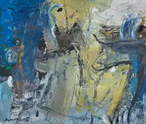 Gerriet Postma - Gemengde techniek / acryl op papier, Z.T. (Groot) + gesigneerd boek! verkauft für € 100!