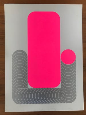 Thomas Lenk - Glanzende zeefdruk - 104/190 - niet ingelijst kopen? Bied vanaf 45!