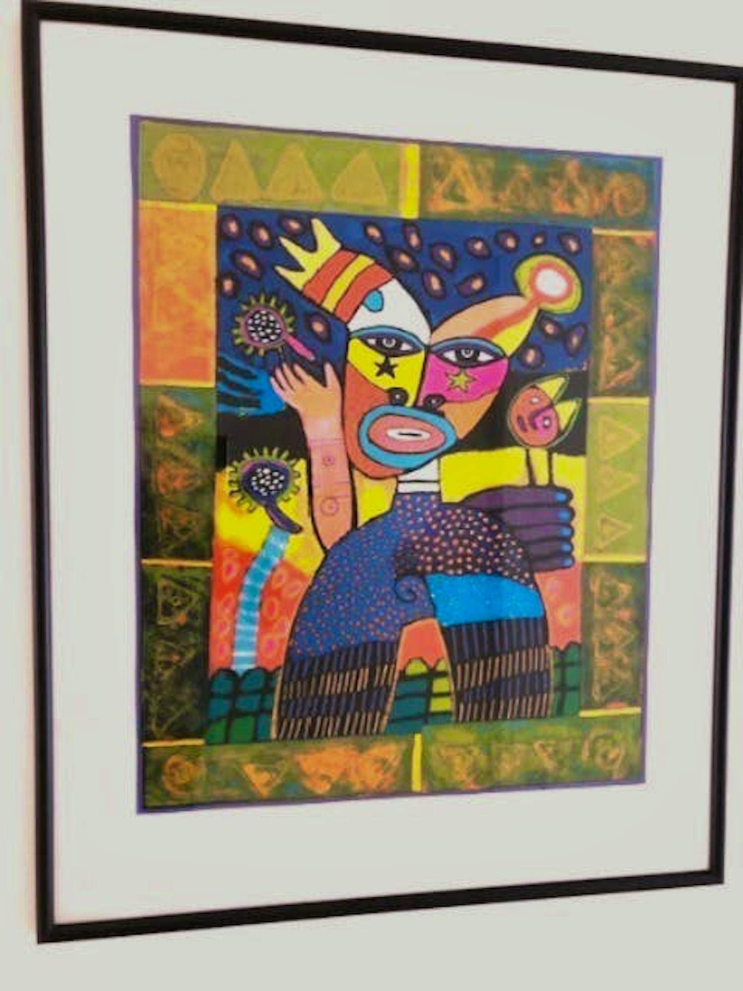 Clemens Briels - grote ingelijste zeefdruk (Dos Gardenias para mi Linda Muchacha) kopen? Bied vanaf 200!