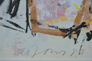 Leo de Jong - Expressionistisch figuur in gemengde techniek. kopen? Bied vanaf 75!