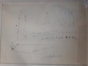 Anton Heyboer - Figuren en tekst. Groot! (115 x 90) kopen? Bied vanaf 199!