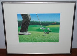 Rene Boin - Golfer - zeefdruk kopen? Bied vanaf 25!