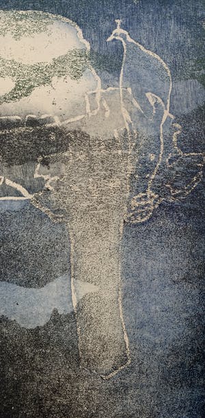 Andre Goezu - Kleurenets | 'Le Guetteur' (Keurig ingelijst) kopen? Bied vanaf 85!