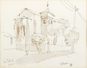 Piet Snoeren - Pentekening, La Palerd kopen? Bied vanaf 1!