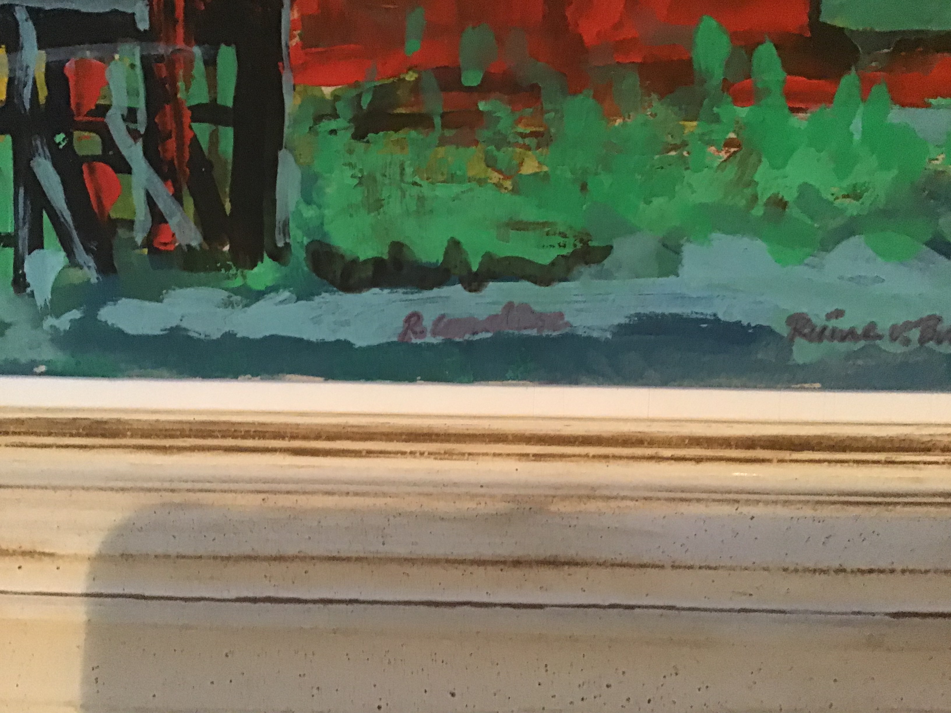 Ruud Cornelisse - Ruine van Brederode, Olieverf op karton kopen? Bied vanaf 45!