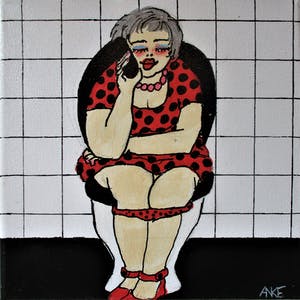 Anke Peddemors - Kunst kleinste kamertje Jansje kopen? Bied vanaf 18!