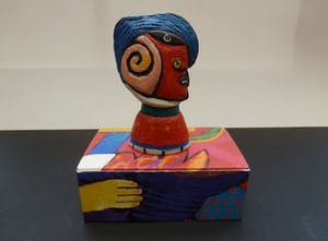 Clemens Briels - Sculptuur/flessenstop incl. originele verpakking kopen? Bied vanaf 35!