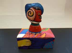 Clemens Briels - Sculptuur/flessenstop incl. originele verpakking verkocht voor € 35!