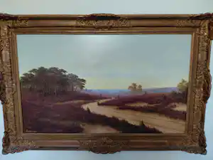 Buy Thomas van Wissen - Heidelandschap? Bid from 60!