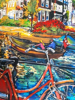 Elena Polyakova - Red bike in Amsterdam kopen? Bied vanaf 45!