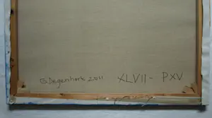 George Degenhart - Acrylverf op doek , Abstracte voorstelling - 80 x 80 cm. – 2011 kopen? Bied vanaf 80!