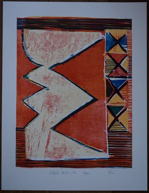 Aldrik Salverda - litho voor de Gelderse Grafiekmap uit 1990 kopen? Bied vanaf 35!