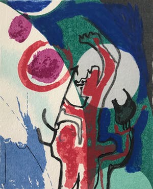 Corneille - Zeefdruk - 1991 - 221/250 - Niet ingelijst kopen? Bied vanaf 125!