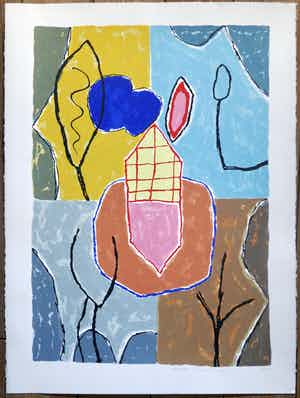 Harrie Gerritz - Serigraphie 1995, signiert + nummeriert verkocht voor € 99!