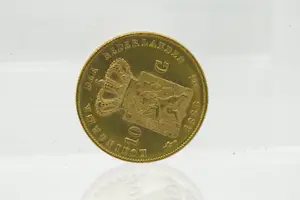 79 - Originele geelgouden 10 gulden munt Koning Willem III geslagen 1888 kopen? Bied vanaf 480!