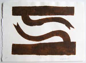 Klaas Gubbels - sjabloondruk 'Gespiegeld' - oplage HC. verkocht voor € 275!