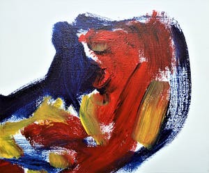 Anton Heyboer - De oer vogel krachtige schildering . kopen? Bied vanaf 425!