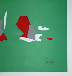 Nicolas de Staël - Composition sur fond vert - 1958 - Lithograph signed kopen? Bied vanaf 250!