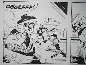 Morris - zeefdruk (uit Lucky Luke nr. 3 'Dalton City')- gesigneerd, opdracht en genummerd kopen? Bied vanaf 125!