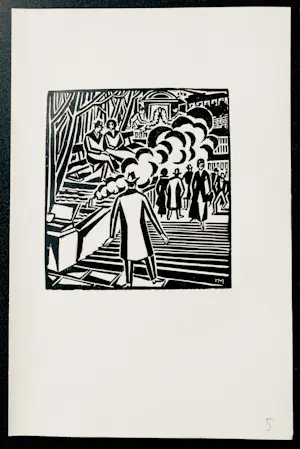 Frans Masereel - Paris - Pont des Arts . Original-Holzschnitt 1920 kopen? Bied vanaf 50!