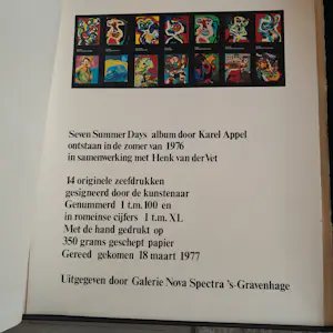 Karel Appel - 7 summer days kopen? Bied vanaf 895!