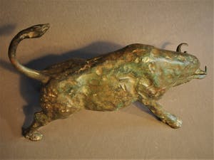 Pierre Chenet - Bronze Charging Bull (Taureau chargeants) signed P. Chenet- 20th century kopen? Bied vanaf 500!