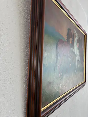 Onbekend - Schilderij met paarden kopen? Bied vanaf 20!