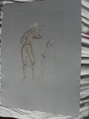 Leonor Fini - Originele ets "Scène de Théatre" kopen? Bied vanaf 40!