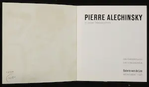 Pierre Alechinsky - Oeuvrecatalogus met litho omslag en losse ets, 20 Jahre Impressionen kopen? Bied vanaf 200!