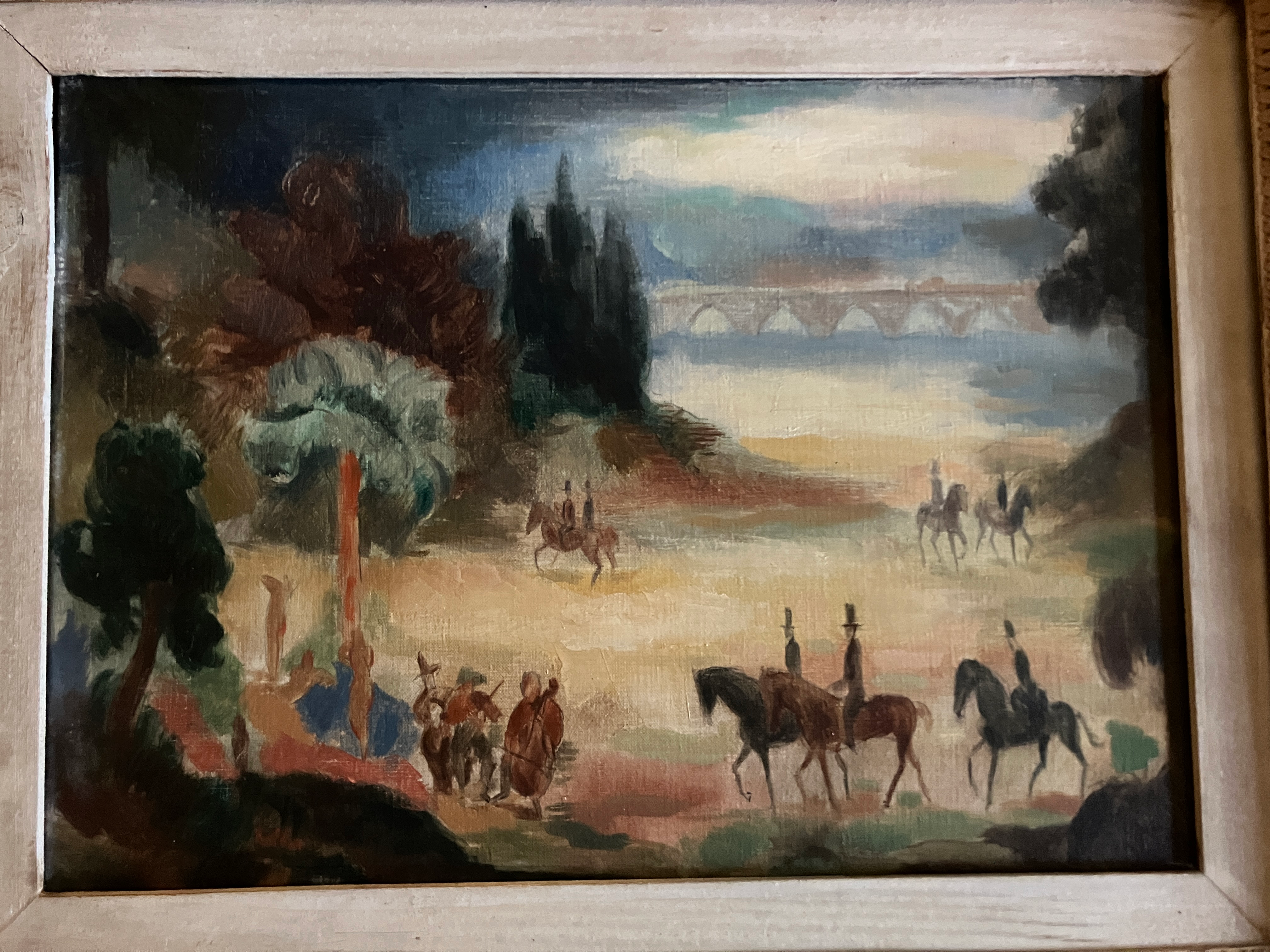 Toon Kelder - Arcadisch landschap met ruiters, naakten en muzikanten kaufen? Bieten Sie von 1100!