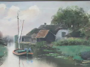 Gerard Cox (jr.) - scheepje op rivier kopen? Bied vanaf 50!