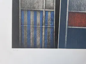 Martin Ware - Magisch realisme Ets/Aquatint - "City" - kleine oplage (25) - gesigneerd kopen? Bied vanaf 41!