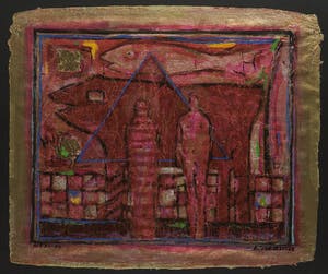 Eric Toebosch - Zeefdruk, Zonder titel - Ingelijst kopen? Bied vanaf 35!