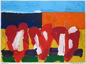 Jan Cremer - Zeefdruk, Tulips - Ingelijst (Groot) kopen? Bied vanaf 200!