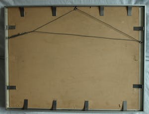 Aart van den IJssel - Gemengde techniek , Mijn Tuin – ingelijst – 1977 kopen? Bied vanaf 50!