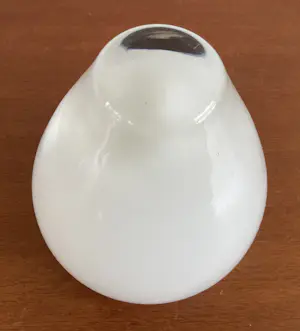 Glasblazerij Leerdam - Witte Opaline kunstglazen vaas kopen? Bied vanaf 35!