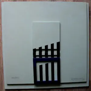 Peter Hermann Schütz - Acryl op houten reliëf: Arbeitsprobe - 1982 kaufen? Bieten Sie von 475!